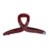 Festive Ankola Red Hairpin for Buns - Large Shark Clip for Women