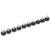 10Pcs Clamping Knob Jig Bolt Lathe Hand Grip Twist Nut Straight Thread Locking Handle M5x16x10