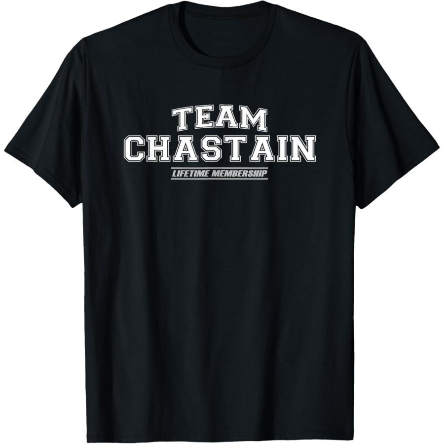 

Team Chastain _ Proud Family Surname, Last Name Gift T-Shirt XXXXXL чорний