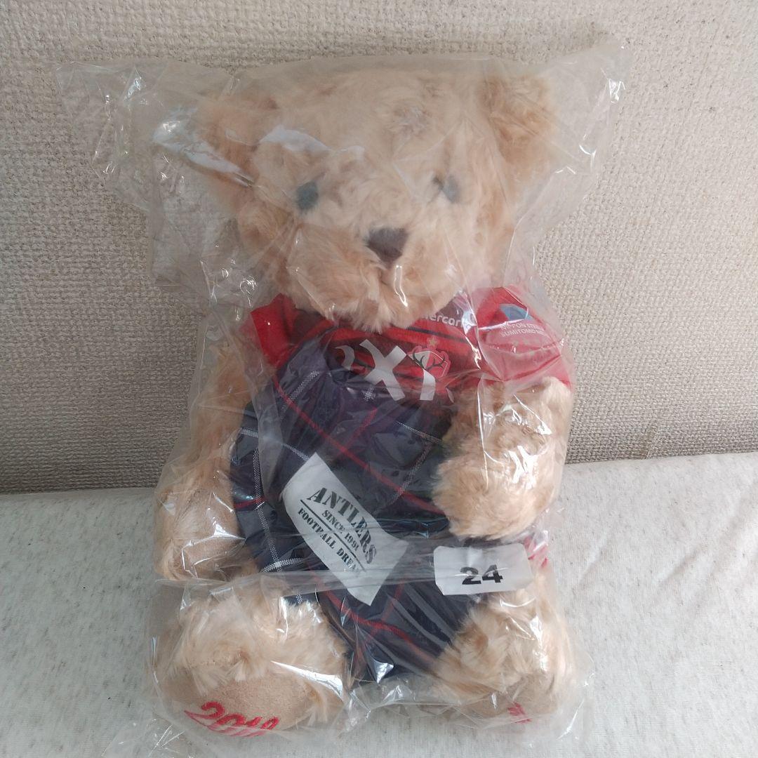 

[USED] Kashima Antlers teddy bear plush toy