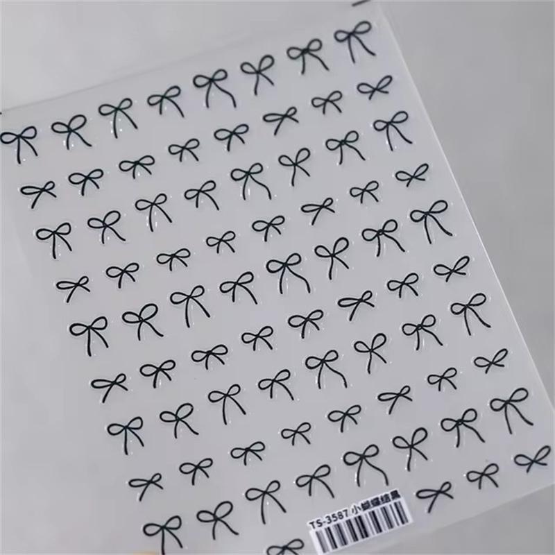 1PCS French Jelly Nail Stickers Dreamy Bubble Meteor Butterfly Star Moon Self Adhesive Stickers For Nail DIY Nail Art Decoration