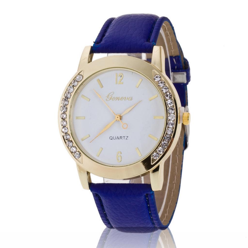 Dámské módní kožené hodinky