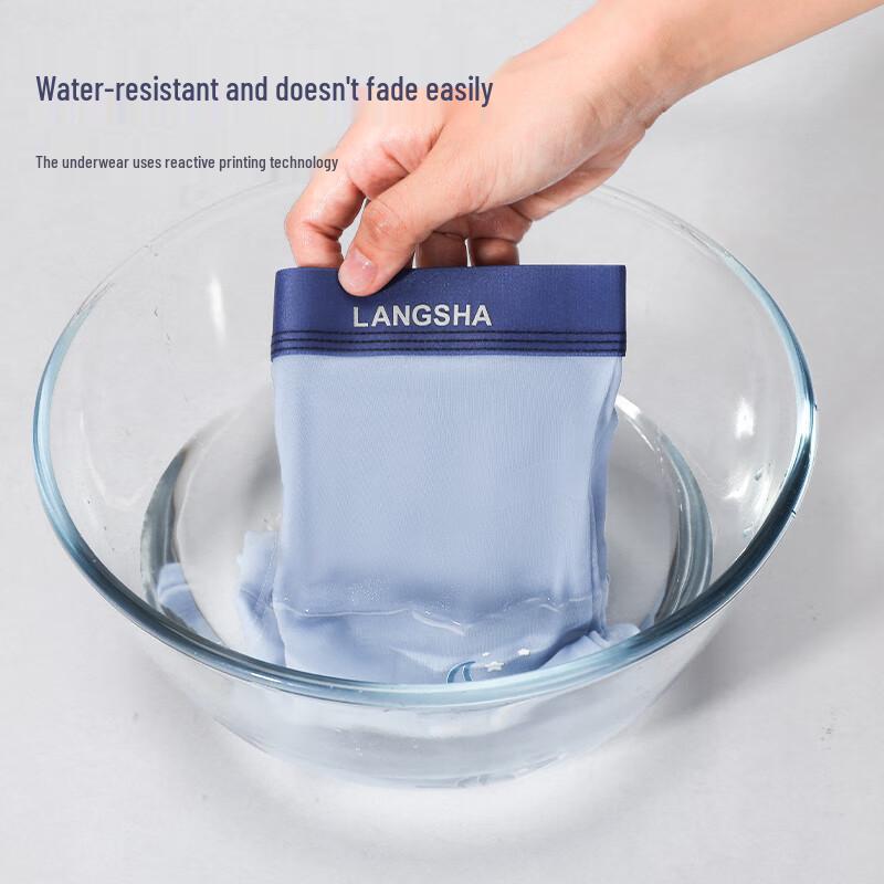 LANGSHA Teen Boys' Pure Cotton Antibacterial Boxer Briefs