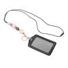 Silicone Retractable Bded Lanyard with Transparent ID Holder Multi Purpose Badge Holder for Students   Worker