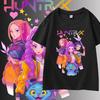 Derpy Tiger Kpop Demon Hunters Shirt for Kids Baby Girl T-Shirt Cute Tiger Cartoon Clothes 2025 Hot Movie Print Soft