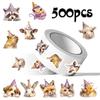 500 Tier-Themen Happy Birthday Aufkleber/Rolle für DIY, Notizbücher, Geschenkboxen und Dekorationen.