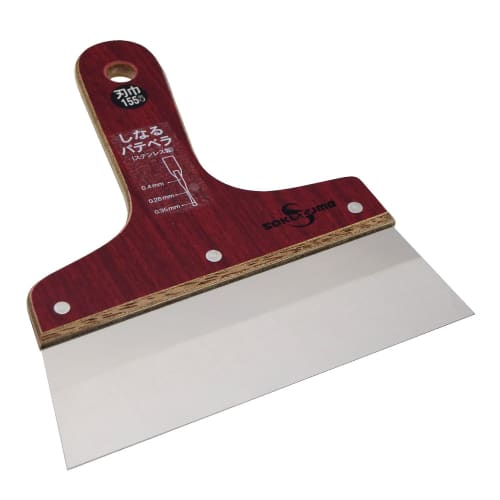 Sakatsume Manufacturing SS Flexible Putty Spatula 0.4mm Thick No. 5