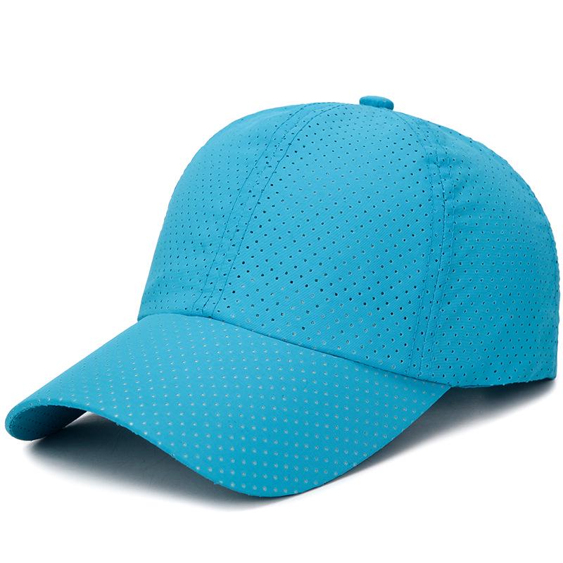 Hat Summer Men's Light Plate Baseball Hat Quick Drying Mesh Breathable Printing Tide Punching Sunshade Duck Tongue Hat