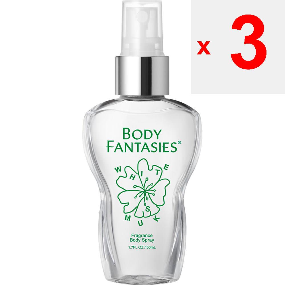 Fitz Corporation Body Fantasy Body Spray White Musk 50ml Other (check Locks, Tongue Cleaners, Etc.) Body Care Spray 1-2 Pumps On Neck, Wrists, Ankles,