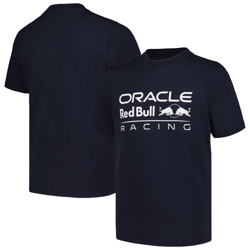 T-shirt con Logo Red Bull Racing Stampato Streetwear Uomo Donna Oversize Y2k Manica Corta Stampa Singolo Lato Alta Qualità Abbigliamento Femminile Maschile