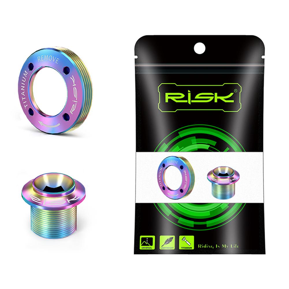 Titanium Alloy Crank Bolt Locking Screw W/ Crank DUB Cap Fixing Crank Screw Bike Cranket Fixing Bolt for SRAM NX-GX-XX1-EAGLE