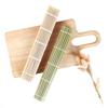 Bamboo Sushi Rolling Mat - Green Skin Sushi Roll Tool for Japanese Seaweed and Rice Ball Crafting