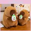 Milk Calcium Ad Capybara Plush Toy Pillow With Two In One Design For Office Use
