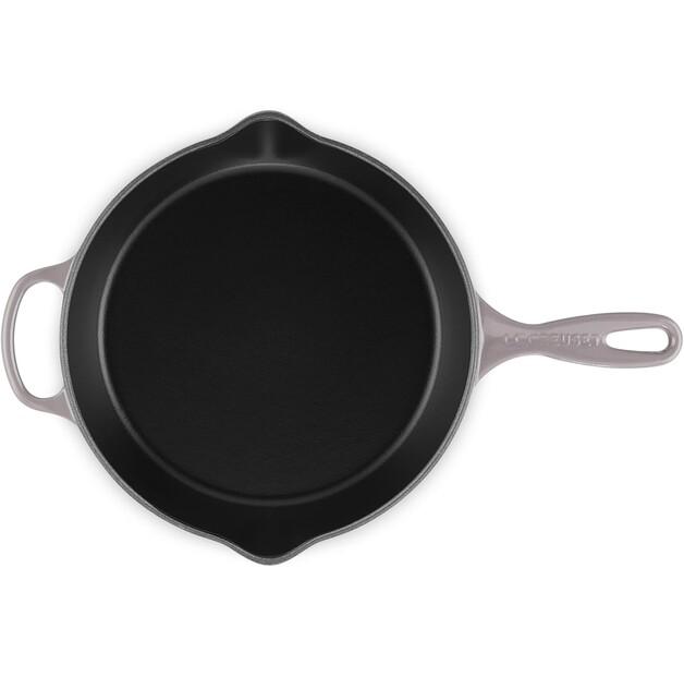 Cast Iron Skillet/serving Skillet Round High Le Creuset Signature 26 Cm, Color Flint (20187264440422)