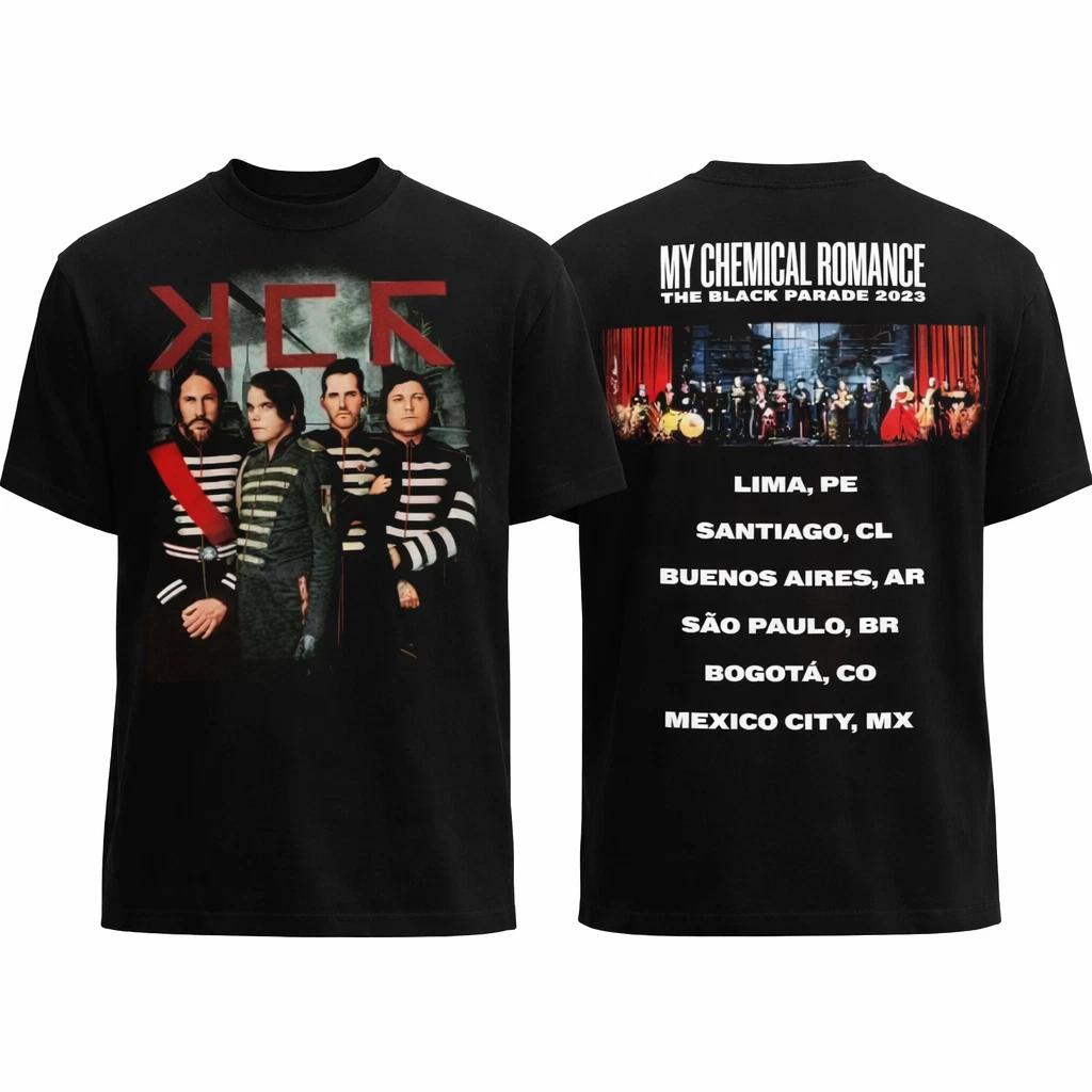 

2026 My Chemical RoUnisexce Tshirt Hot Sales Unisex and Women Summer Cotton Clothing Fashion Y2K Short Sleeves Street Wear Unisex S
