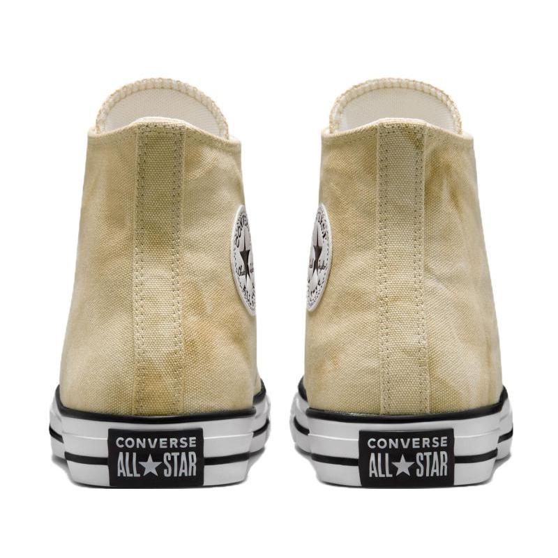 Converse Chuck Taylor All Star Sun Washed Textile Lace-up High-Top Espadrilles Unisex Yellow