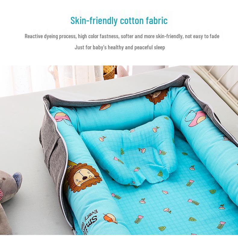 Portable Hermommy Baby Nest Pillow Bag: Cross-Border Mummy Bag & Bed-in-Bed Crib