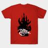 Herren Schwarzes Print-T-Shirt The Dark Crystal No-Cut Transferpapier Print Baumwoll-T-Shirt