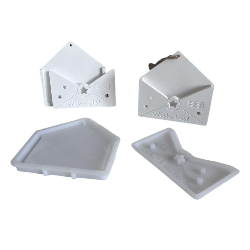 

Модный конверт прочный силиконовый брелок набор форм для рукоделия эпоксидная смола буква шарм для персонализации ювелирных изделий 1