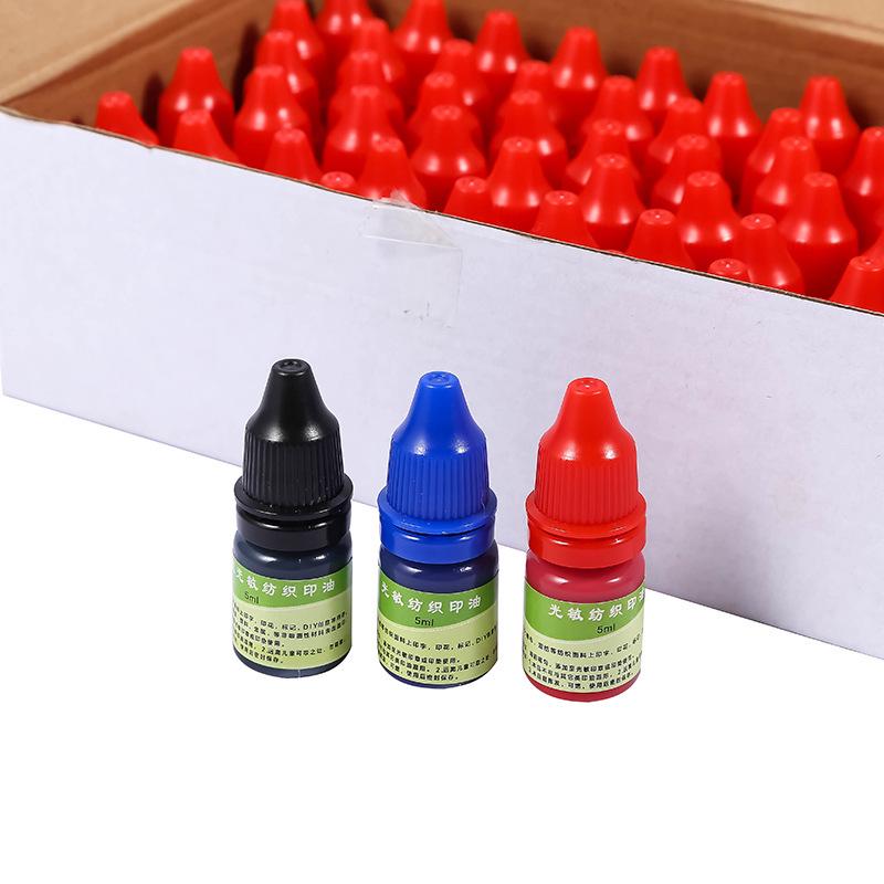 Lichtempfindliche Textiltinte - 5ml Flasche zum Stoffstempeln auf Kinderbekleidung