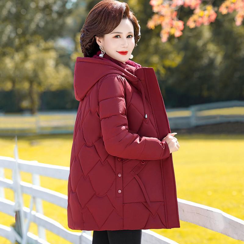 Winter Down Padded Jacket Plus Fertilizer Plus Size Loose Plus Velvet Padded Jacket Thickened Jacket