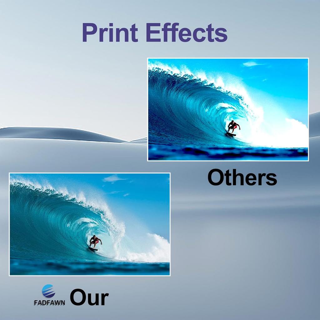 LC101XL Ink Cartridges (Black,Cyan,Magenta,Yellow, 5-Pack) Compatible LC101XL Ink Replacement for Brother LC101 LC103 XL Ink Cartridge Work for