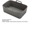 Silicone Air Fryer Liner Food Grade Non-Stick Mat Heat Resistant Reusable Baking Pan Liner Dishwasher Safe Fryer Basket Insert