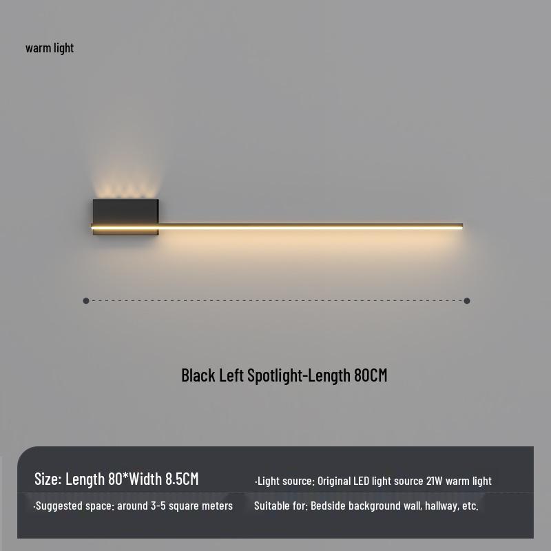 2025 Minimalist Strip Wall Light for Living Room & Bedroom