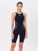 Competitive Swimsuit Pro Hybrid 2 Openback Kneeskin Pro Hybrid 2 Open Back Kneeskin SCW12450F M [Speed] Women's Black/Blue