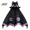 Soft Plush Cape Bat Blanket Hoodie for Adults, Cute Shark Fox Hooded Cape, Warm Wearable Cozy Halloween Cosplay Home Loungewear Themed