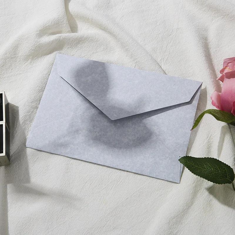 5pcs Macaron Envelopes High Grade Thick Paper Cash Envelopes Kawaii Wedding Party Invitations Cards Postcards Cover for Letters