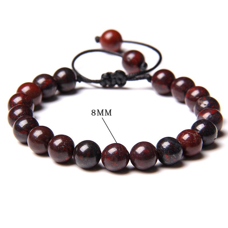 

JYL TS Bracelet Men s Pull Cord Fashion Design Attracts Confidence & Charm bloodstone сапфировый