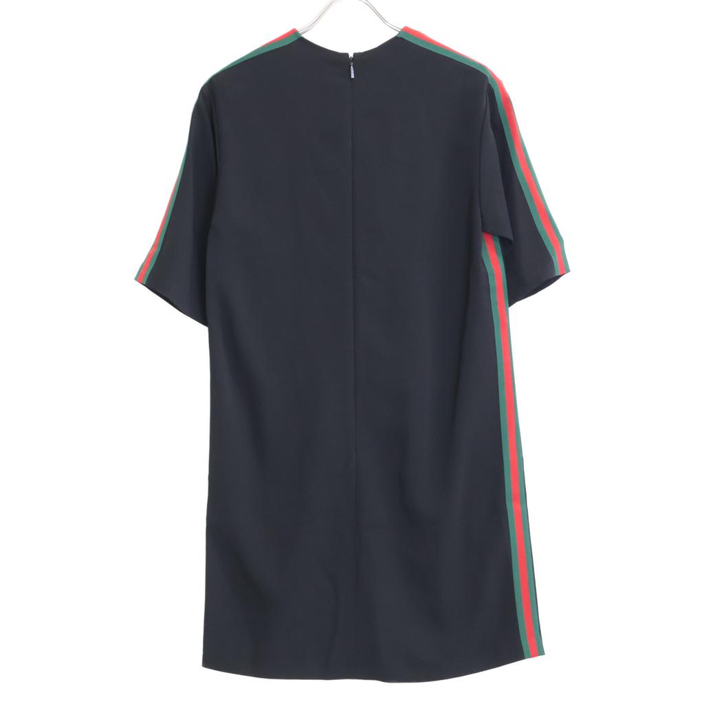 GUCCI 528977 2018 Black Stretch Viscose Tunic Dress dress 38 blackUsed