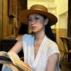 High-Quality Wide-Brimmed Panama Straw Hat For Beach Trips Summer Sun Protection Hat
