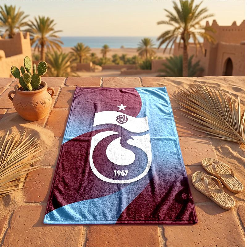 Trabzonspor FC Print Mikrofaser Strandtuch Schnelltrocknend Saugfähig Großes Handtuch für Strand Schwimmen Reisen