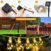Rope Lights Solar String Lights Waterproof Hemp String Lights Fairy String Lights  Camping