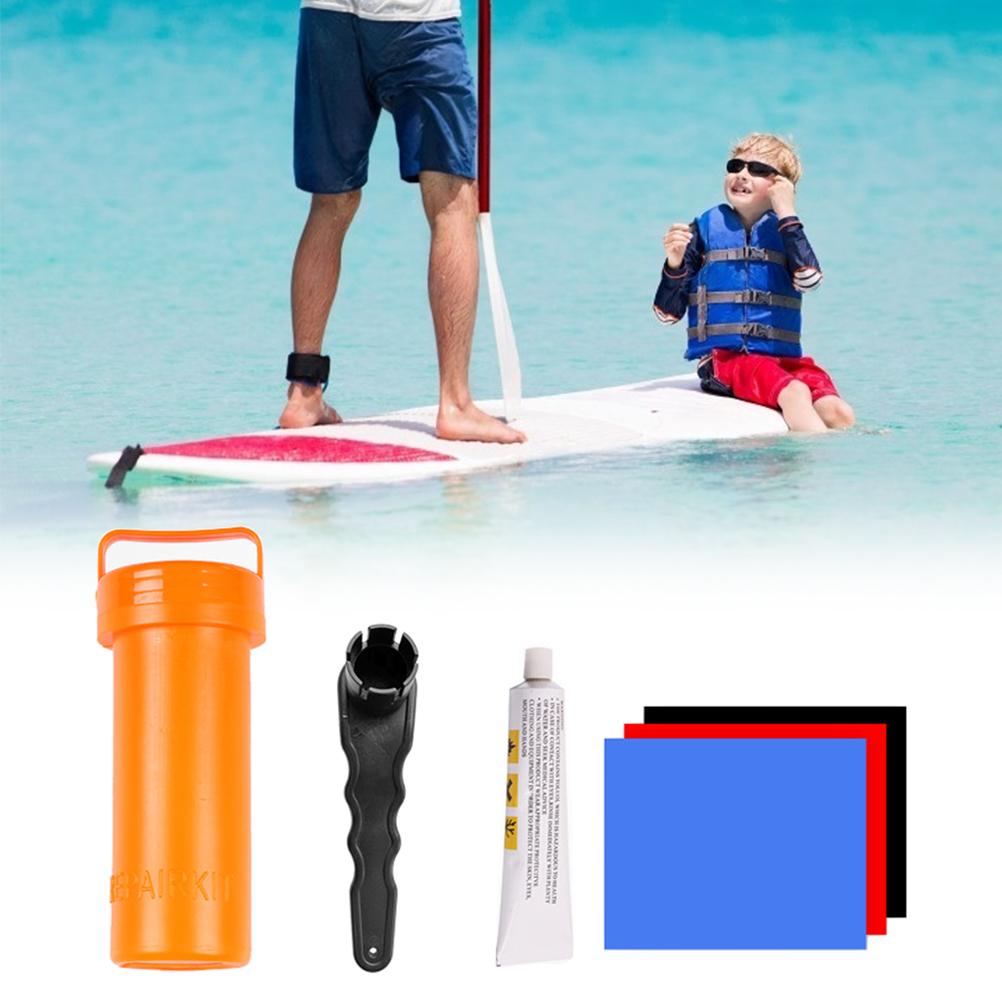 Kajakk Padlebrett Reparasjonssett Surfetilbehør PVC Stabilt Reparasjonssett for Oppblåsbart Stand Up