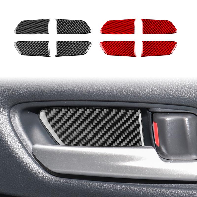 Carbon Fiber Inner Door Berral Bowl Panel Car Interior Accessories Cover Trim Sticker Modification For Toyota Corolla —2024