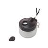 Airbrush Cleaning Kit: Glass Pot, Brush & Needle for Paint Waste Disposal
