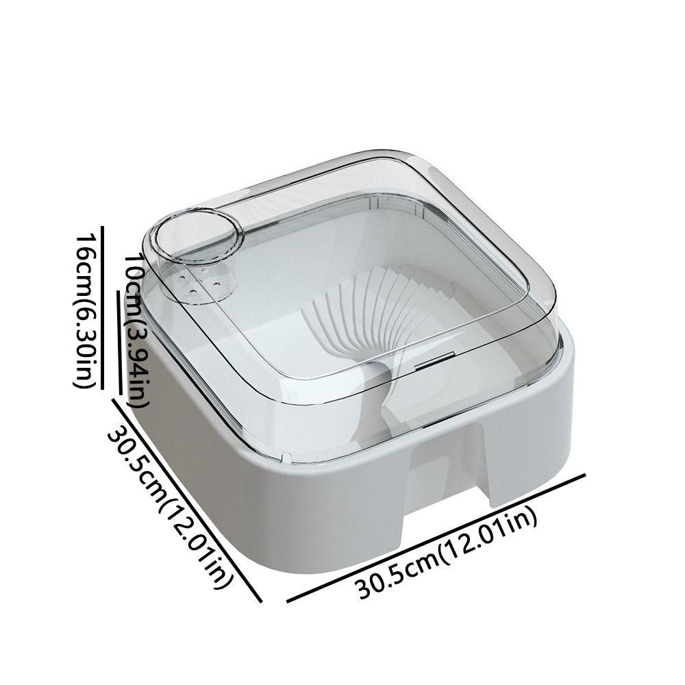 Large Capacity Transparent Turtle Tank Anti Escape Full View Turtle Aquarium Plastic with Sun Platform Breeding Box