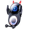 Wireless Car Charger Mount 360-Degree Rotatable Devil Car Charger Anti-Shaking Funny Phone Stand Decorative Phone Holder For