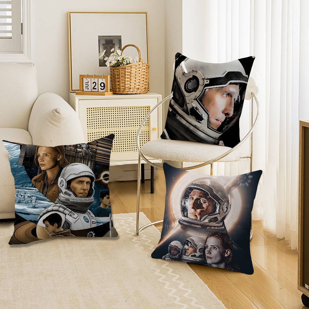Classic Science Fiction Movies I-InterstellarMT Cushion Cover Car Throw Pillow Case For Sofa Car Christmas Gift 40x40cm 45x45cm