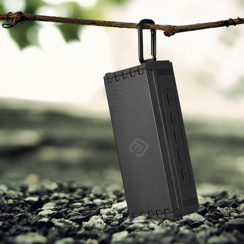 40s Bluetooth Loud Deep SD Random for Outdoor Made in HW2 Speaker, Waterproof, Stereo, Bass, Compact, Shockproof, Card, Playback, Wireless, Portable,