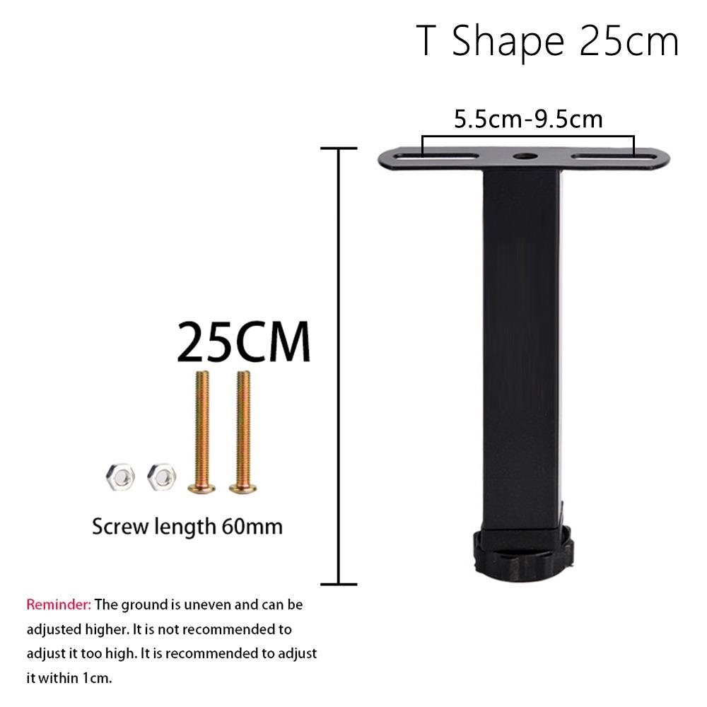 

1 шт. Т-образные опорные ножки 15-35 см Ножки для основания кровати Прочные ножки для кровати T Shape 25cm