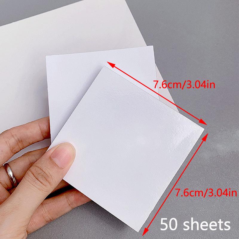 

50 шт. Палитра для геля для ногтей Инструмент для рисования Водонепроницаемый Лоток для смешивания цветов лака для ногтей Одноразовая Отрывная бумага для тонирования цвета Книга для клея M