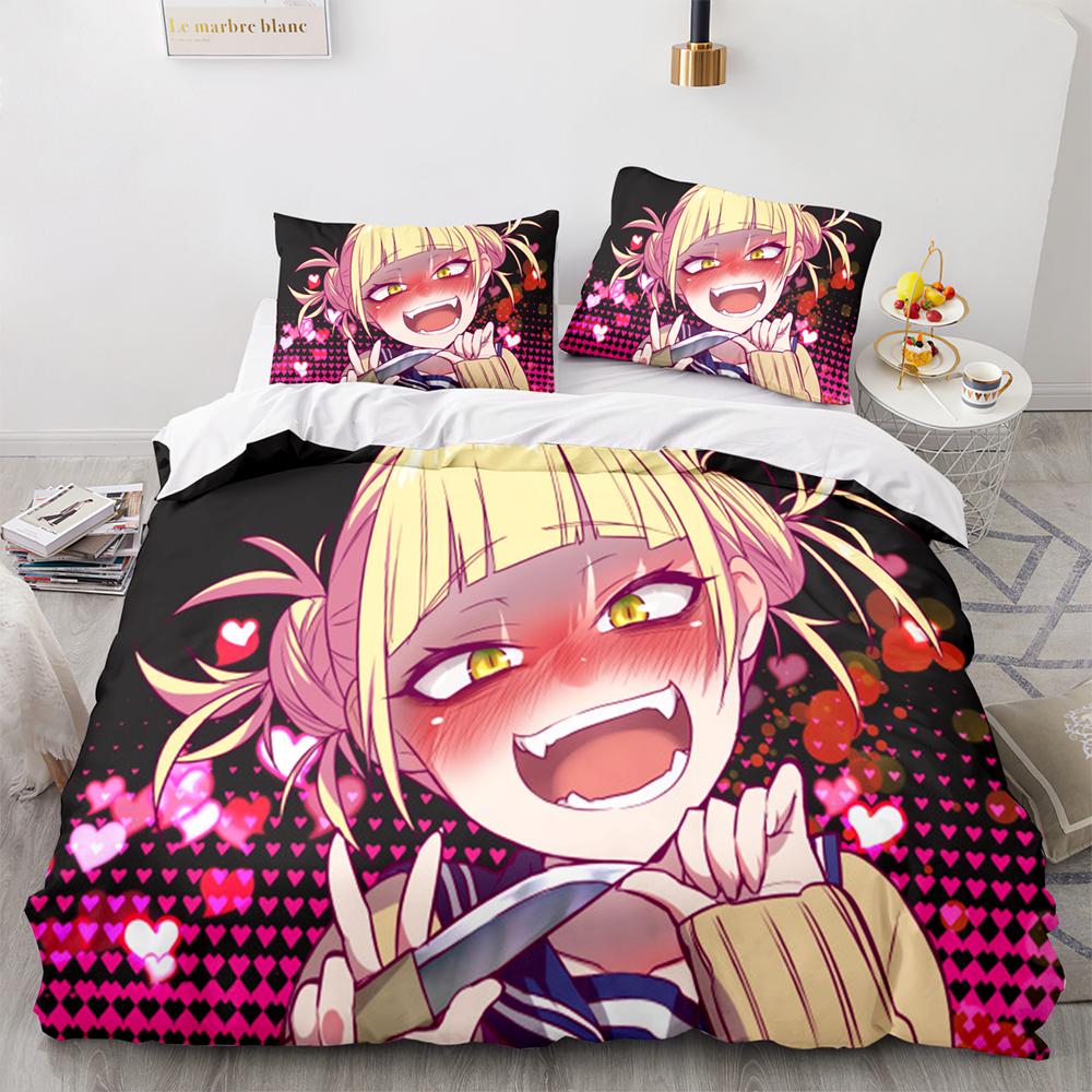 3D Print Bedding Gift Anime My Hero Academia Bedding Collection Single Twin Full Queen King Size Bed Collection Adult Kid Bedroom Home Textile