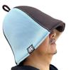 Brown, Light Blue, Bicolor Hard, Double Layer, Next Generation, 3-layer Structure, Polyester Mesh Material, Large Size Sauna Hat, Reversible,