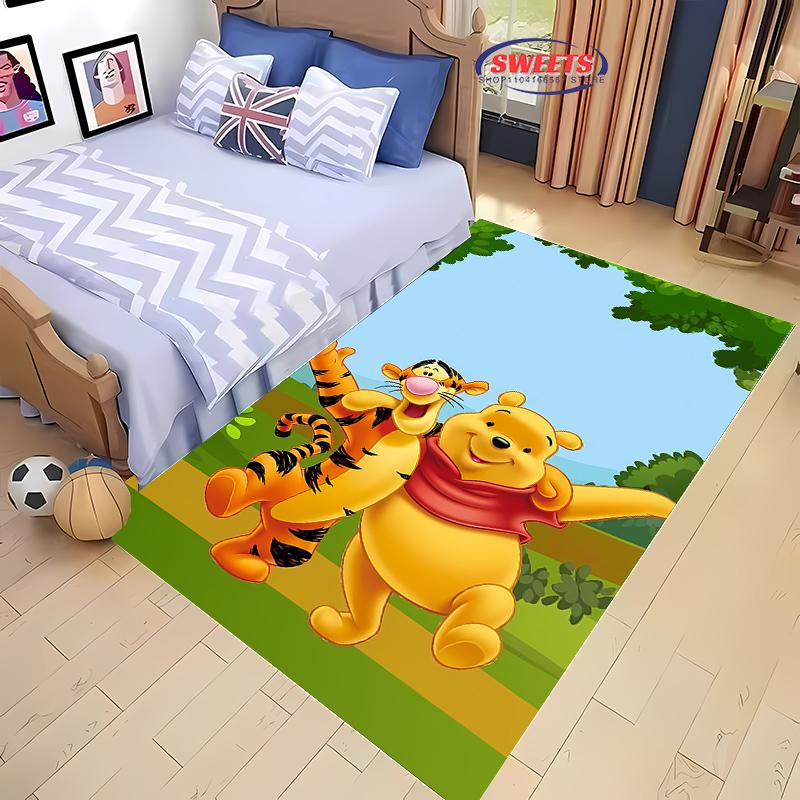 Neue Regale! Klassischer Disney Winnie Puuh Teppich, Wohnzimmer Schlafzimmer Kinderzimmer Wahl, Rutschfeste Maschinenwaschbare Matte
