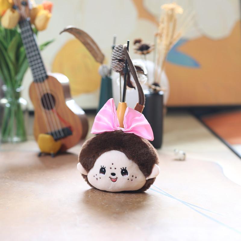 Cute Mengqiqi Coin Wallet Pendant Plush Toy Doll Cartoon Bag Hanging Keychain Doll