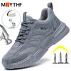 New Insulation 6Kv Safety Shoes Men Fashion Work Sneakers Composite Toe Security Protection Shoes Puncture-Proof Work Shoes Men